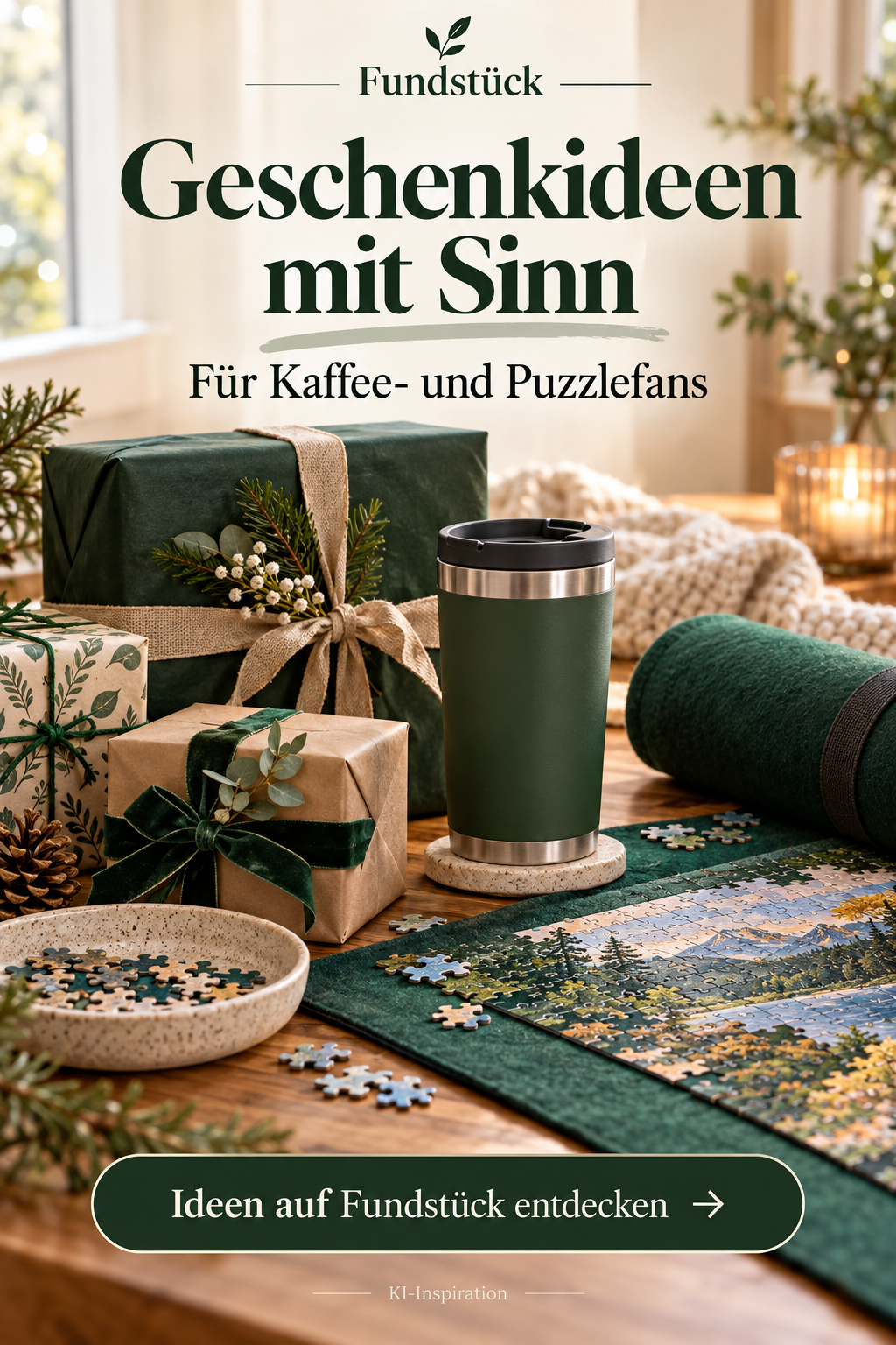 Geschenkideen mit Sinn: Für Kaffee- und Puzzlefans – Fundstück Inspiration